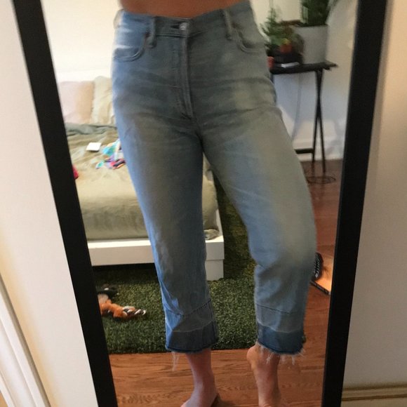 Citizen of Humanity Cora Crop Relaxed Undone Hem - Picture 2 of 4